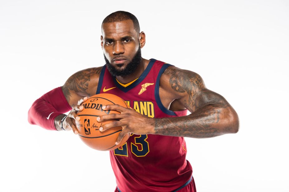 Cleveland Cavaliers' LeBron James is another major athlete with major art work on his body. The world's most famous NBA player has "Chosen 1" on his back, to name just one, a tattoo he had done after becoming a cover star on a Sports Illustrated issue while still in High School. 
