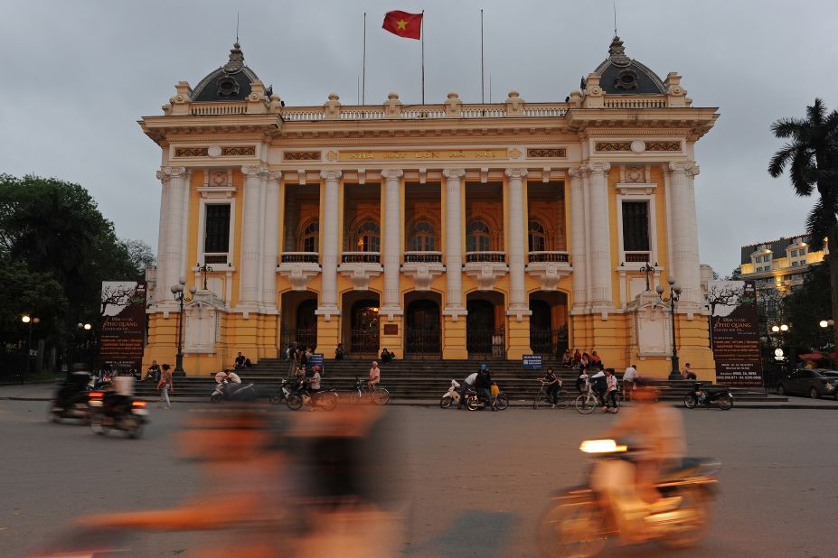 <strong>Hanoi Opera House: </strong>Erected by the French colonial administration between 1901 and 1911, Hanoi's Opera House was modeled on the Palais Garnier in Paris and is one of the architectural landmarks of Hanoi. Nowadays, the Opera House hosts a variety of events, ranging from classical concerts and operas to contemporary stage performances and folk music by Vietnamese artists. The largest theater in Vietnam, its audience's hall has a capacity of 600 seats. 