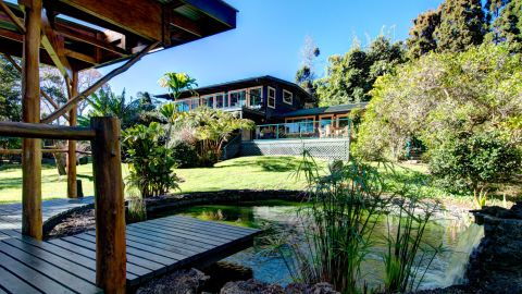 The deluxe helicopter package includes an overnight stay in a Four Seasons private residence in the rainforest.