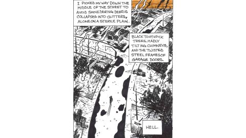 Wildfire comic landscape