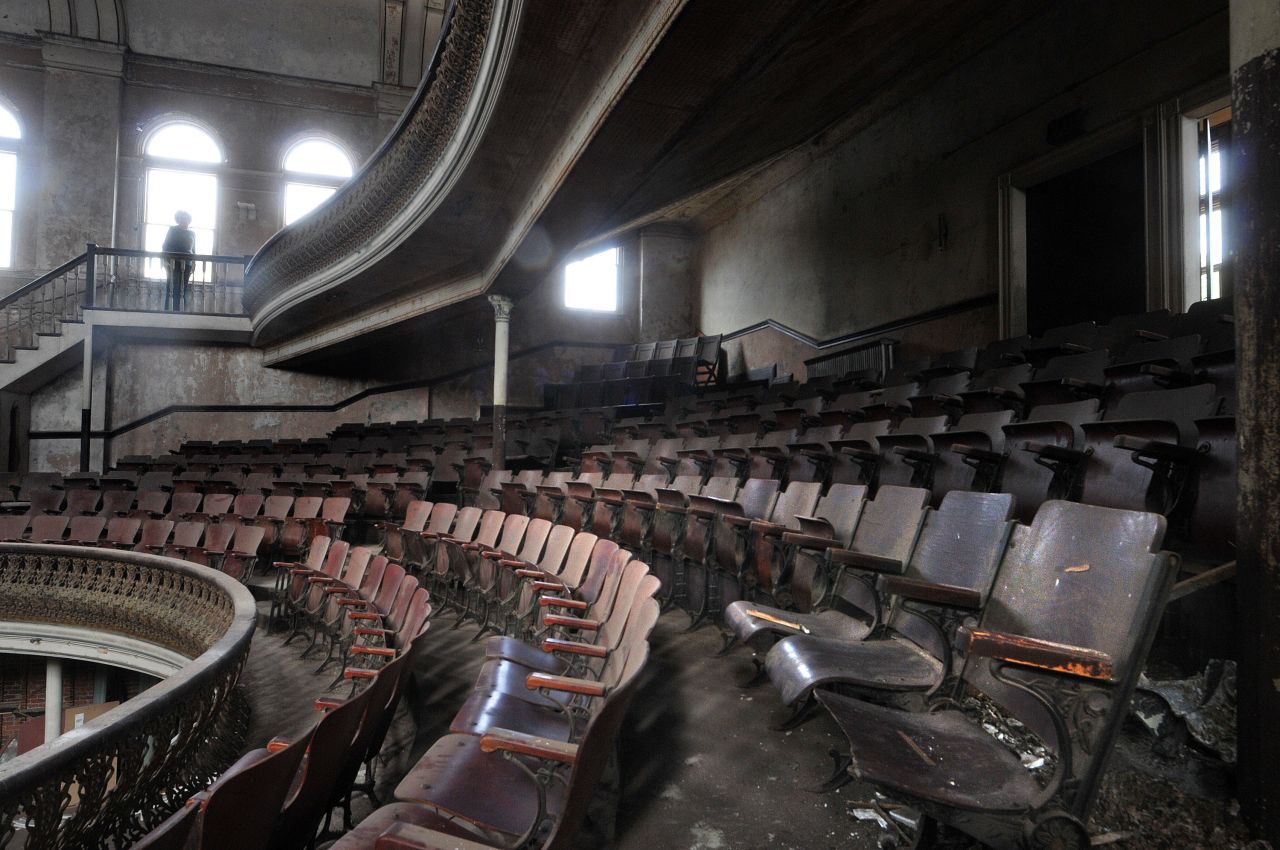 The Sterling Opera House in Connecticut is supposedly frequented by a ghost.