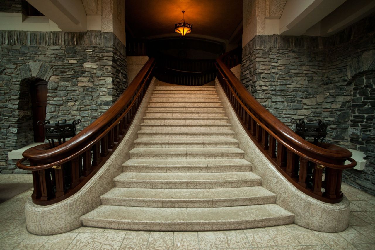 The Banff Springs Hotel is supposedly haunted by the specter of a dead bride.