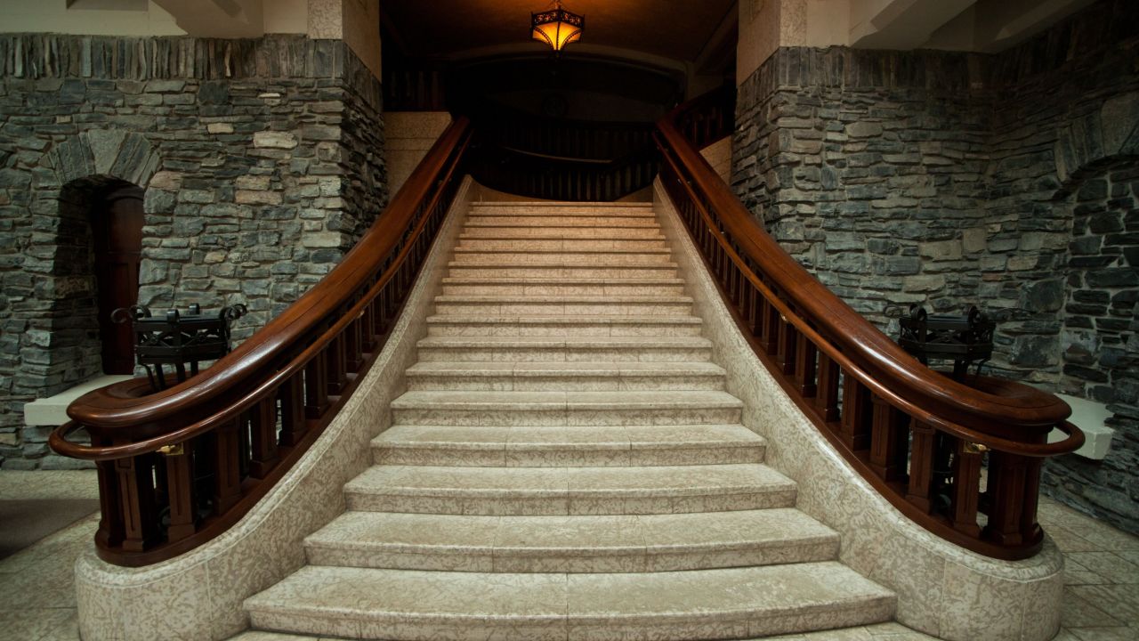 The Banff Springs Hotel is supposedly haunted by the specter of a dead bride.