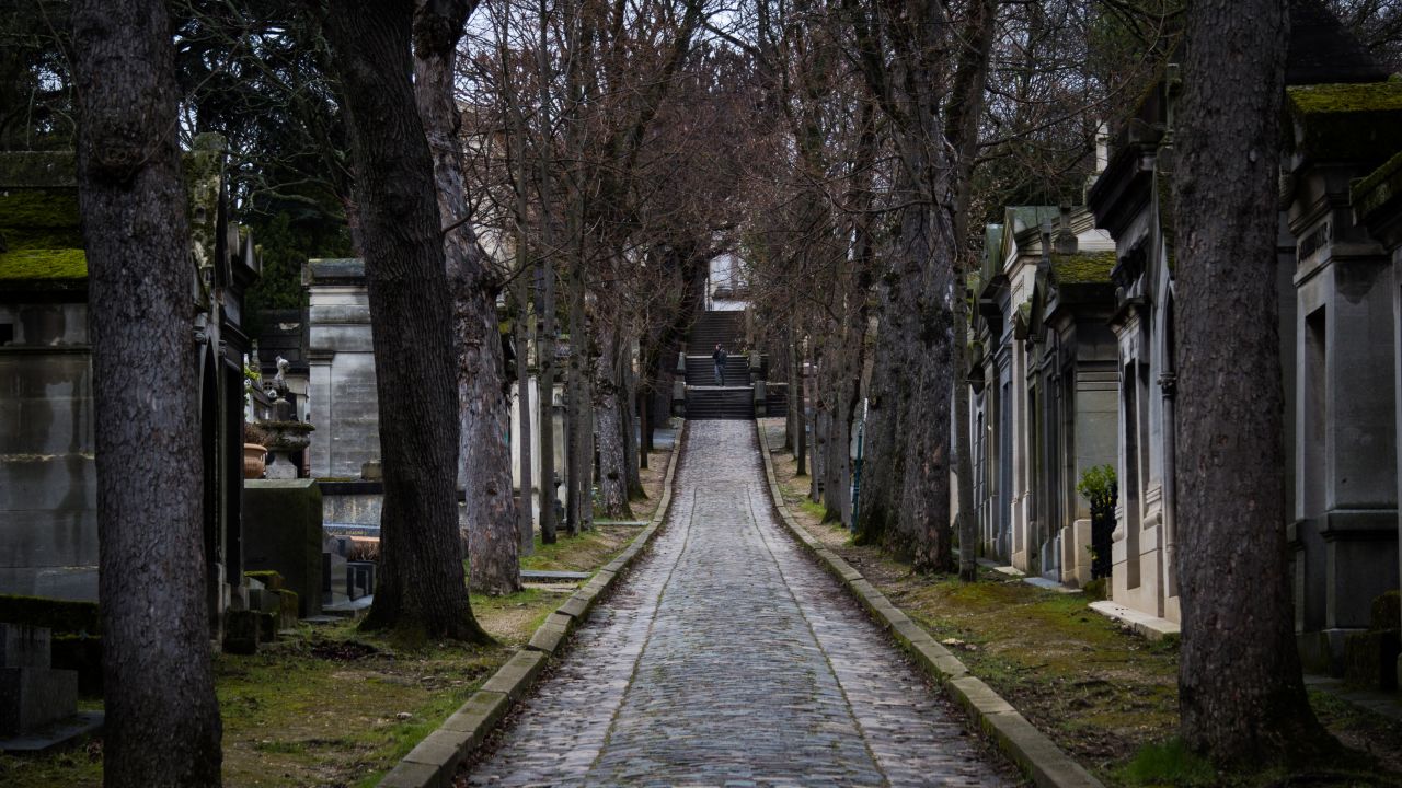 Paris's Père Lachaise Cemetery is said to be haunted by writer Marcel Proust and composer Reynaldo Hahn.