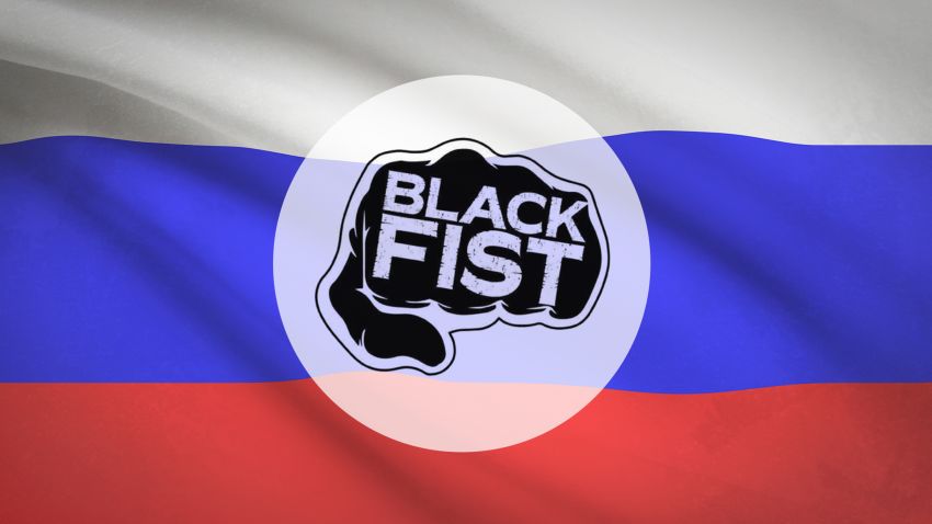 russia black fist
