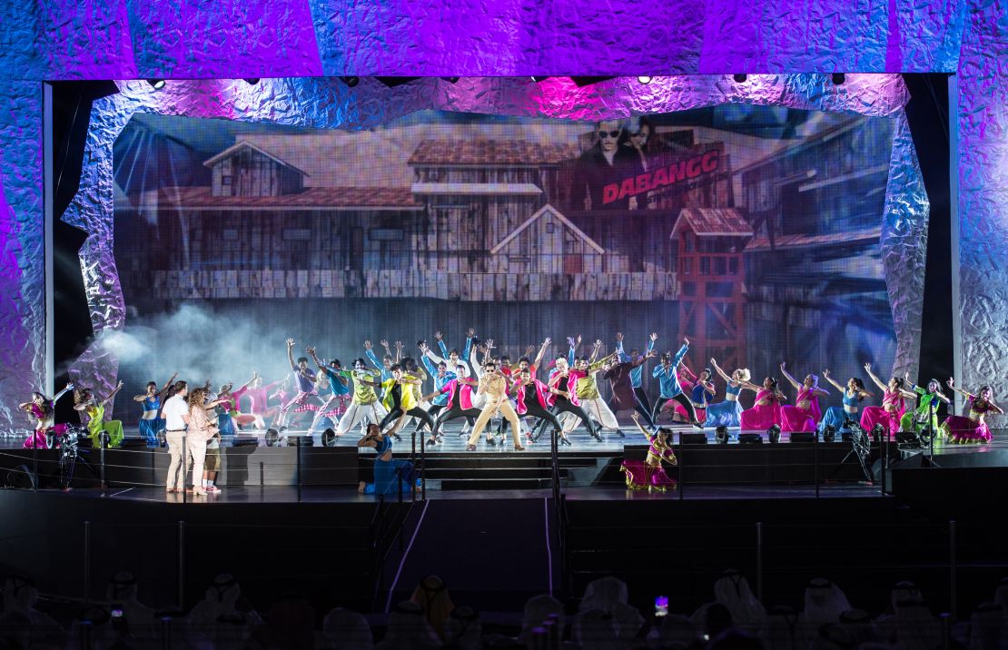 The first ever Bollywood Theme Park in Dubai during its grand opening.
