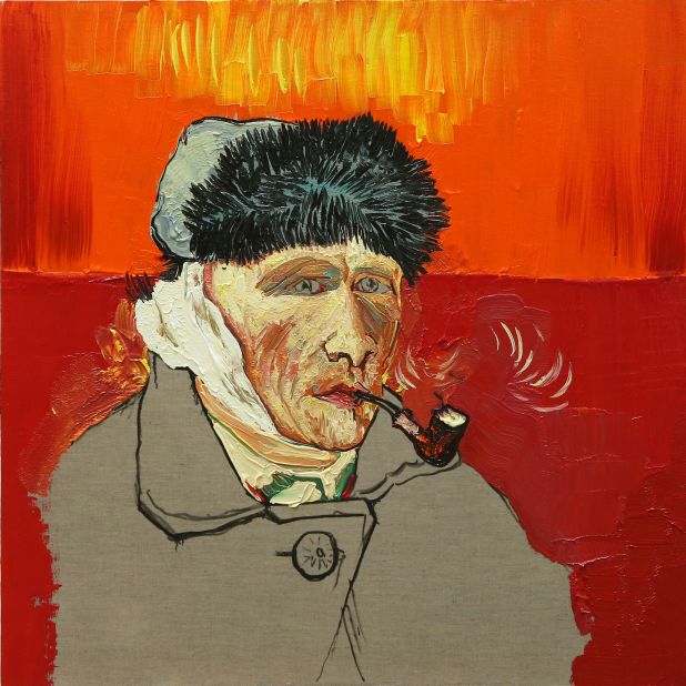 A self-professed Van Gogh fan, Beijing-based Zeng has long explored self-portraits in his artwork.