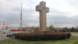 A 40-foot monument in the shape of a cross honors soldiers in Prince George's County that died during World War I. 
