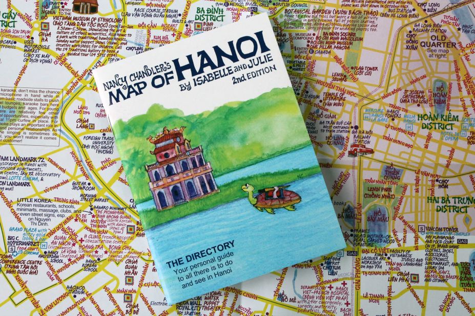 <strong>Nancy Chandler's Map of Hanoi: </strong>These<strong> </strong>smart, colorful pocket guides are jam-packed with secret cafes, restaurants and fashion boutiques.