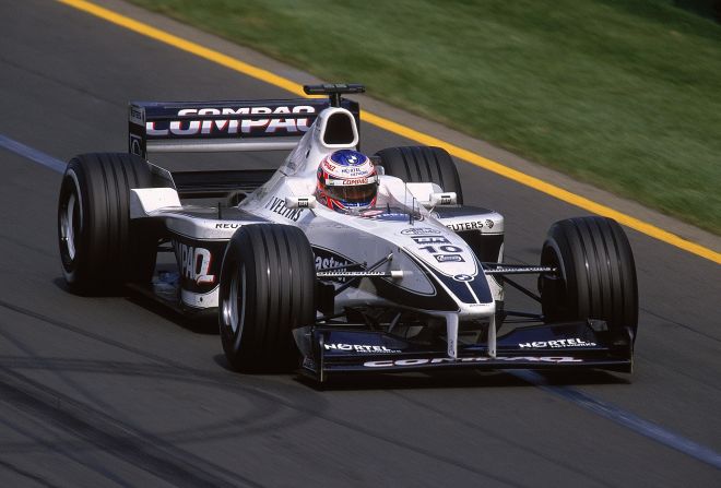The Briton made his F1 debut for Williams Racing back in 2000 (pictured) before retiring from full-time racing in 2016. 