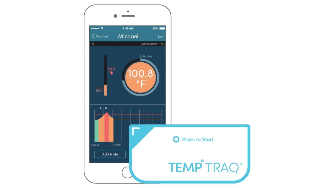 TempTraq Wearable Baby Digital Intelligent Thermometer