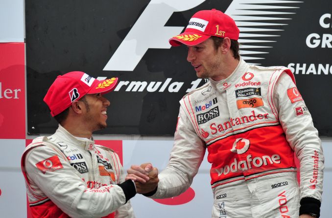 Button switched to McLaren in 2010, partnering Lewis Hamilton who he shared a fierce rivalry. "We were both world champions -- the last two world champions, we are in the same team, and it was a British team," Button told CNN World Sport. "You want to beat your teammate, he's the first guy you have to beat in this sport." 