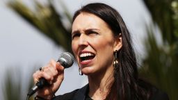 AUCKLAND, NEW ZEALAND - AUGUST 06:  Jacinda Ardern announces Labour's Auckland Transport Plan on August 6, 2017 in Auckland, New Zealand. Jacinda Ardern was elected unopposed as new Labour leader on Tuesday, 1 August following Andrew Little's resignation just seven weeks out from the general election. Kelvin Davis was elected as deputy leader.  (Photo by Hannah Peters/Getty Images)