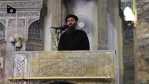 Baghdadi was last seen in public in 2014. 
