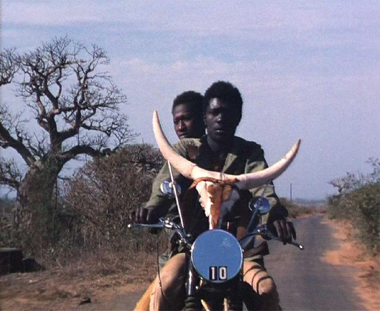 A still from "Touki Bouki" (1972), directed by Djibril Diop Mambety, Mati Diop's uncle.