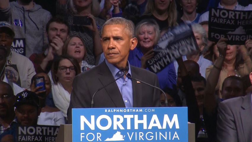 Obama northam rally 2