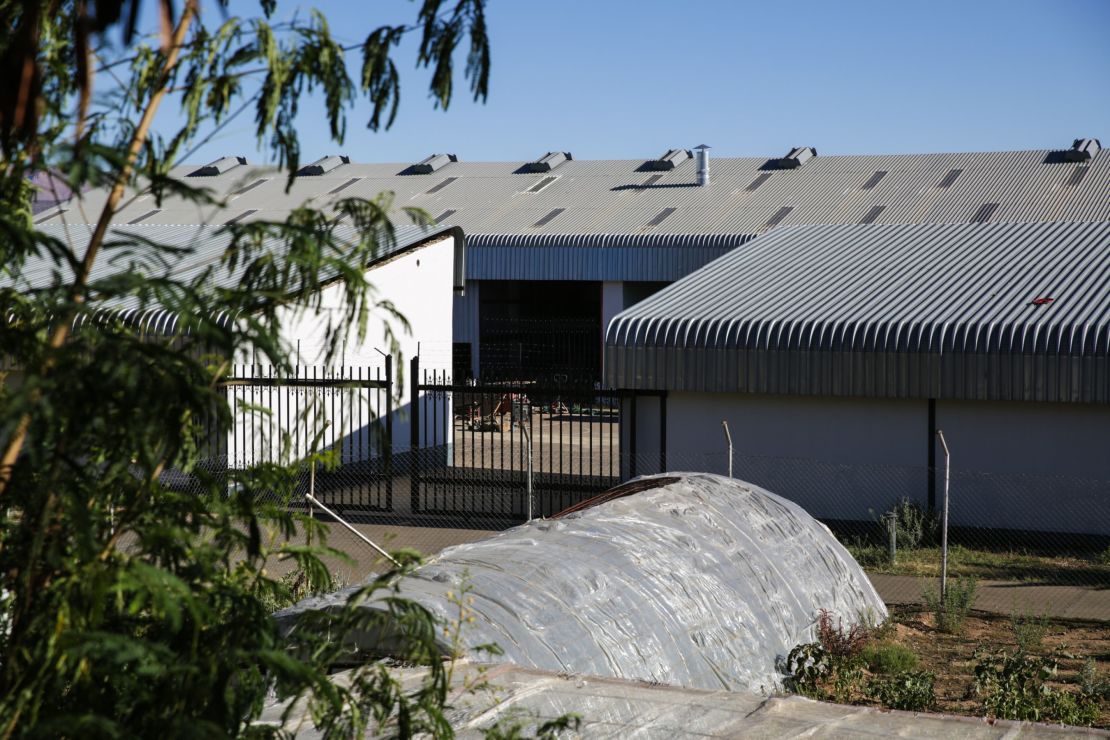 The warehouse just outside Namibia's capital. 