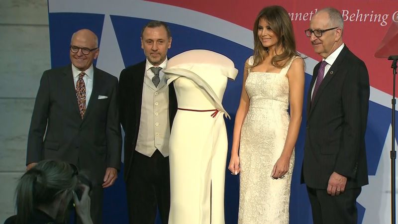 Melania Trump Donates Her Inaugural Gown To The Smithsonian | CNN Politics