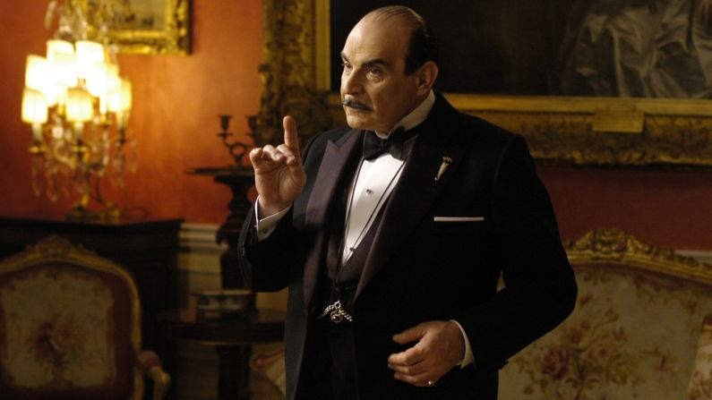 Fictional Belgian detective Hercule Poirot, created by English author Agatha Christie, has appeared in countless novels, radio plays, films, television shows and animations. <br /><br />The primetime television series "Agatha Christie's Poirot," aired from 1989 until 2013, and has been watched in over 200 territories worldwide.<br /><br />Poirot is also the central character the new movie "Murder on the Orient Express," starring Johnny Depp and Penélope Cruz. <br />