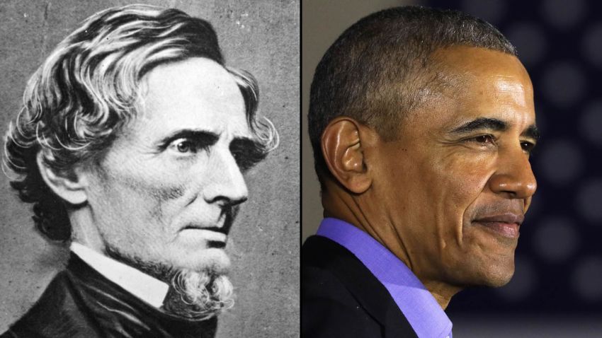 Jefferson Davis Barack Obama split