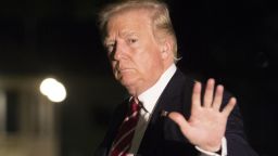 WASHINGTON DC - OCTOBER 07: President Donald Trump walks across the South Lawn to the White House on October 7, 2017 in Washington, DC. Trump traveled to North Carolina to attend fund raising events.  (Photo by Shawn Thew-Pool/Getty Images)