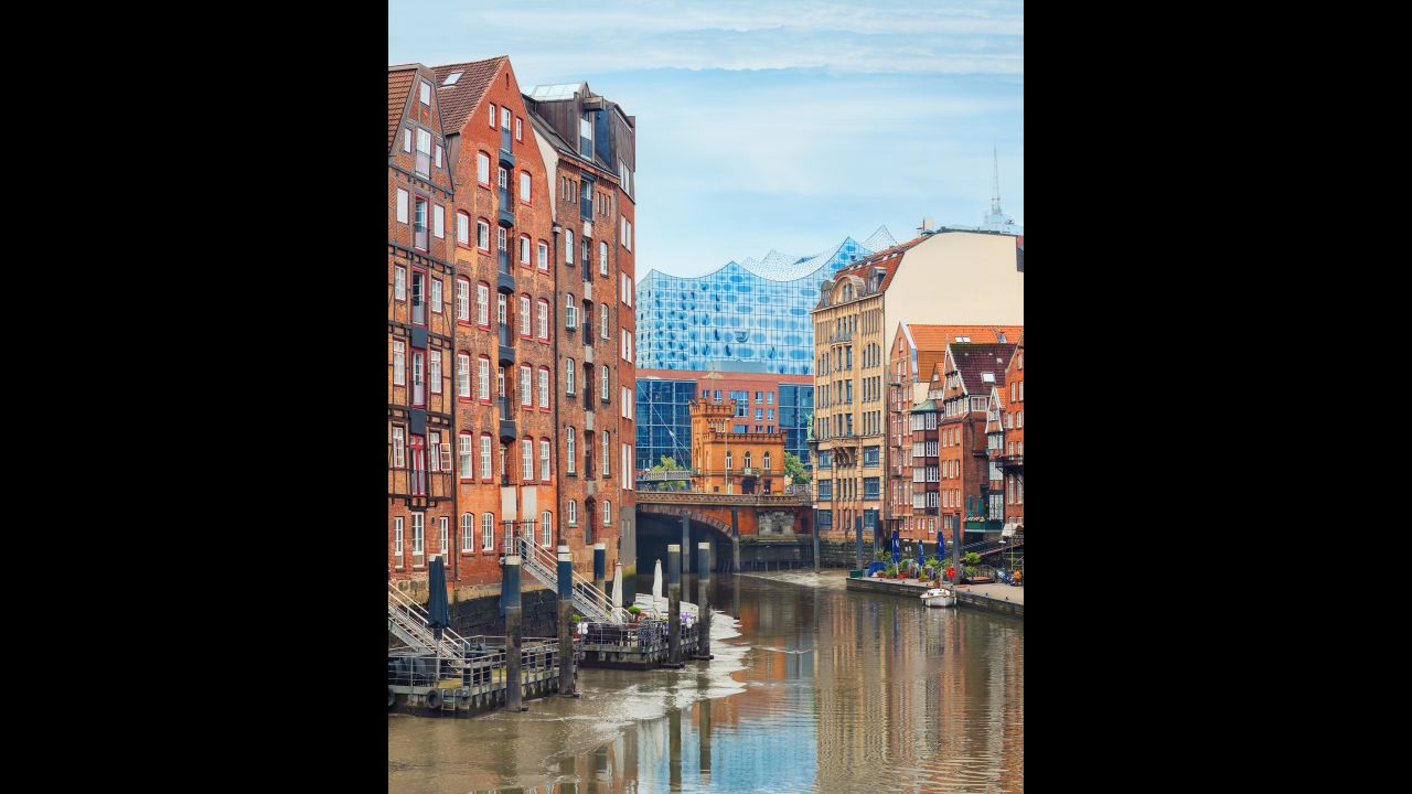 <strong>4. Hamburg, Germany: </strong>Port tours of the famous canals are in order in Germany's second largest city. (This is the famous canal at Deichstrasse.) And the Elbphilharmonie concert hall (costing 790 million Euros) is finally open. 