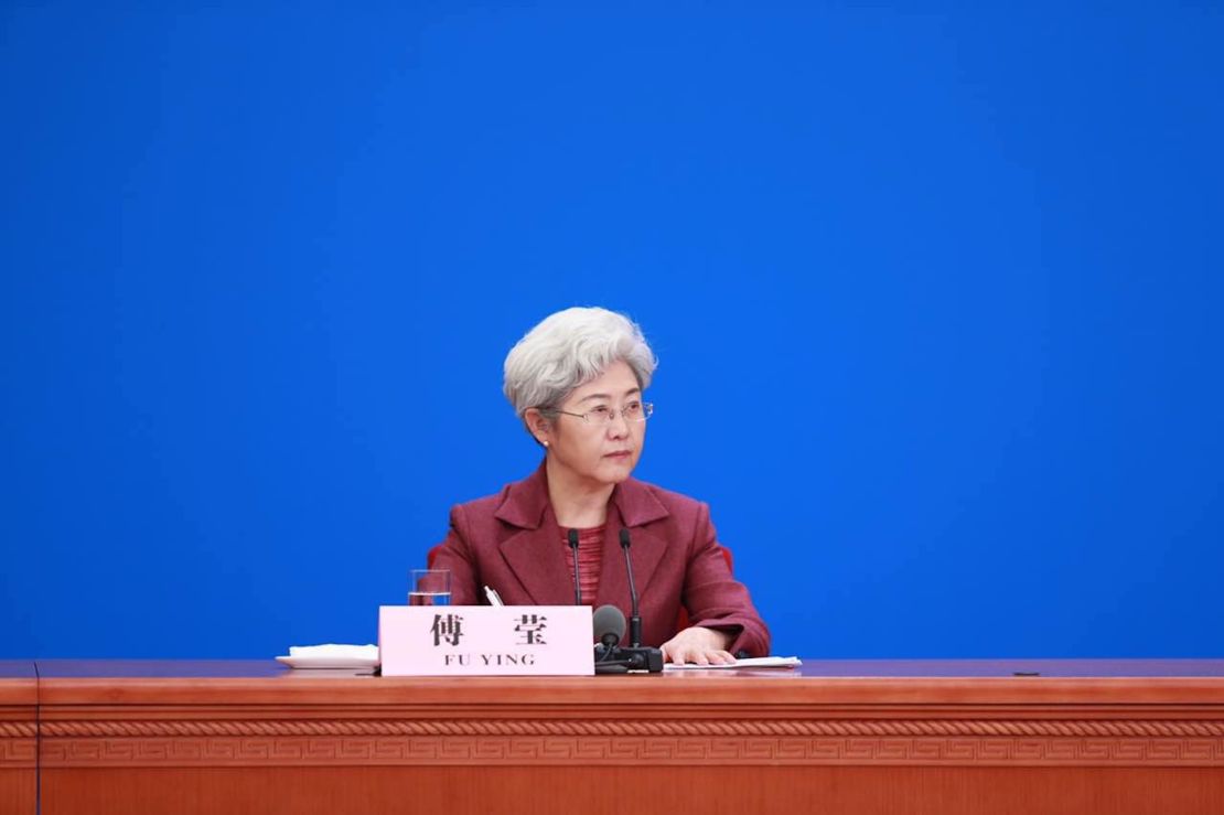 Vice Foreign Minister Fu Ying is one of only a handful of Chinese women in senior political positions. 