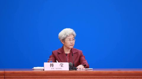 Vice Foreign Minister Fu Ying is one of only a handful of Chinese women in senior political positions. 