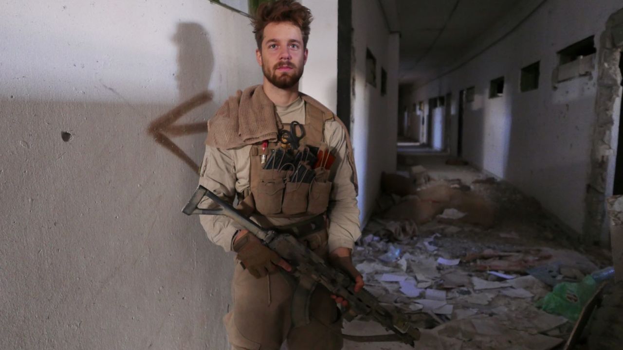 24-year-old John is an American fighter with US-backed SDF -- part of the offensive on Raqqa. 
