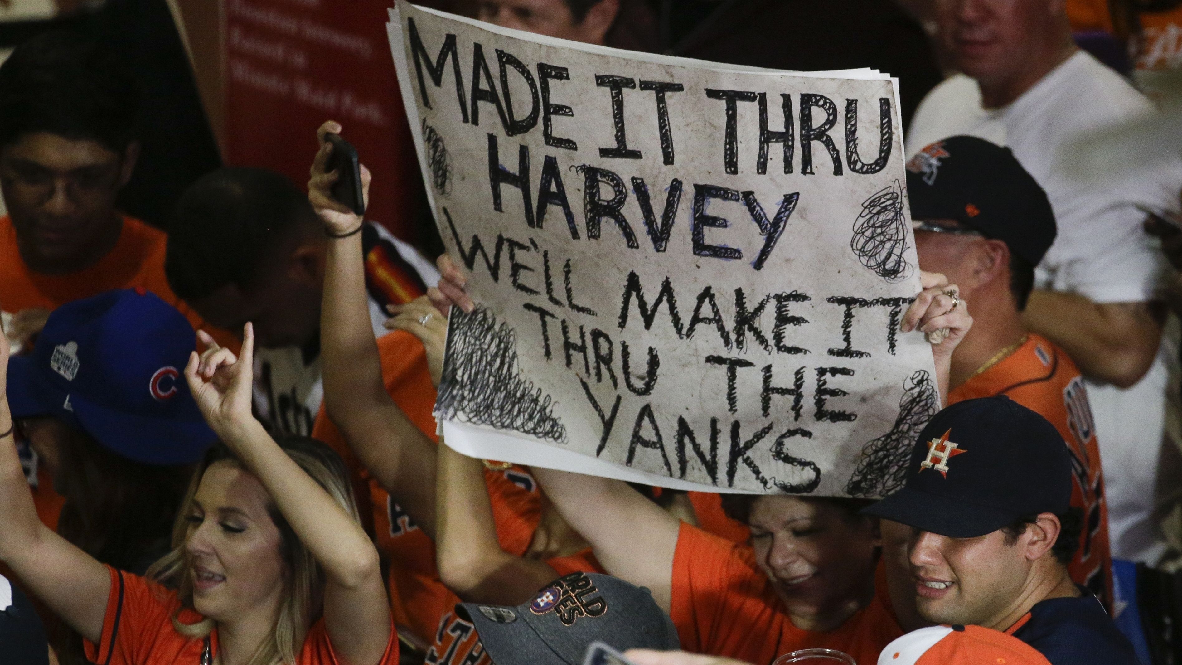 Astros reflect on 'Houston Strong' spirit a year after Harvey