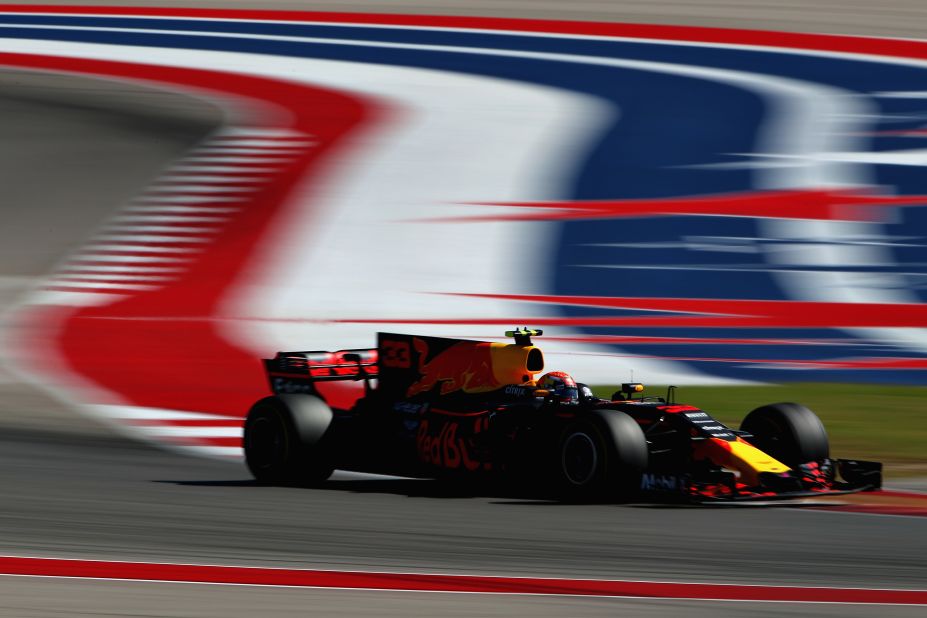Max Verstappen battled his way back from 17th on the grid to finish fourth. He crossed the line in third, but race stewards handed him a five-second penalty for having all four wheels off the track when he passed Kimi Raikkonen on the final lap. 