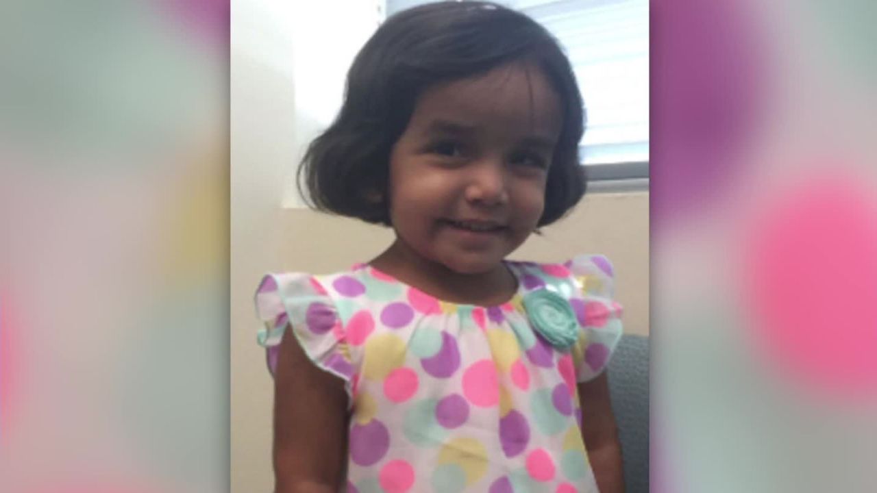 Sherin, 3, was adopted from India.