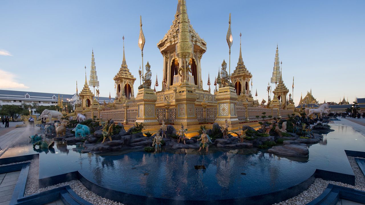 <strong>A final farewell: </strong>Following a year of mourning since the death of Thailand's King Bhumibol Adulyadej, a Royal Cremation Ceremony for the revered monarch will be held October 25-29 in Bangkok's historic Sanam Luang area.