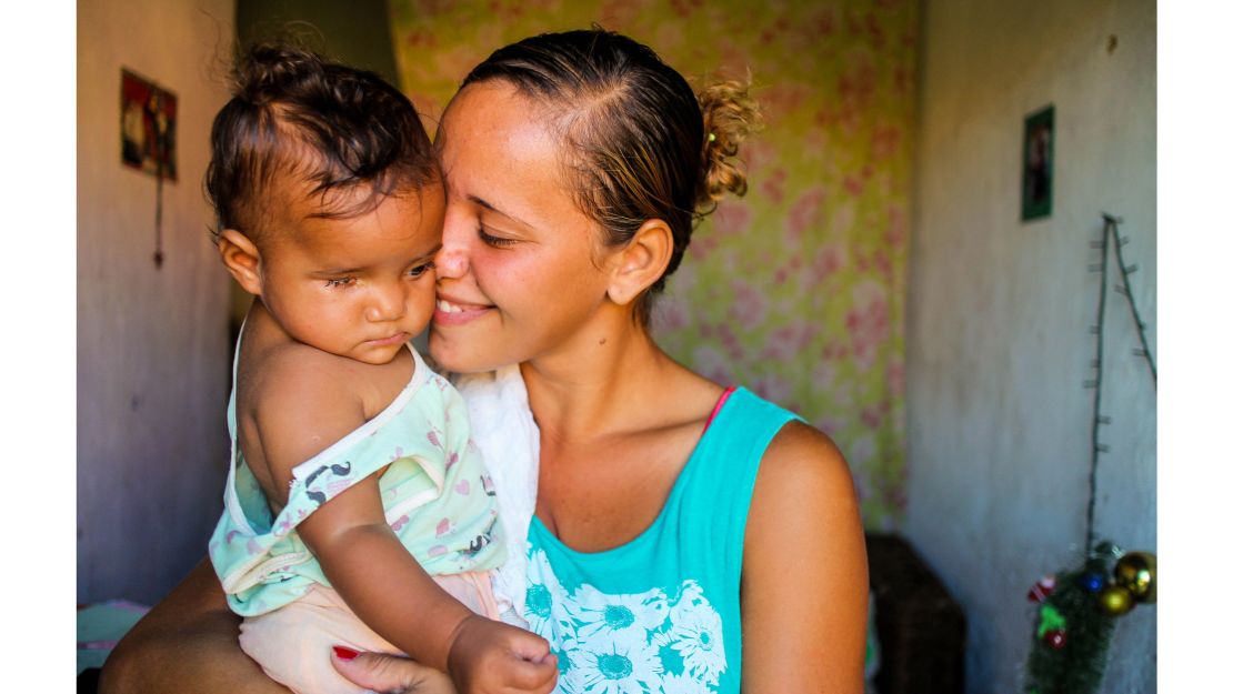 "Special" has a religious meaning for mothers like Rakely, says Diniz, because only "special" mothers can take care of special babies. "You are the one that God knows is strong enough to take care of a baby with a strong dependency."