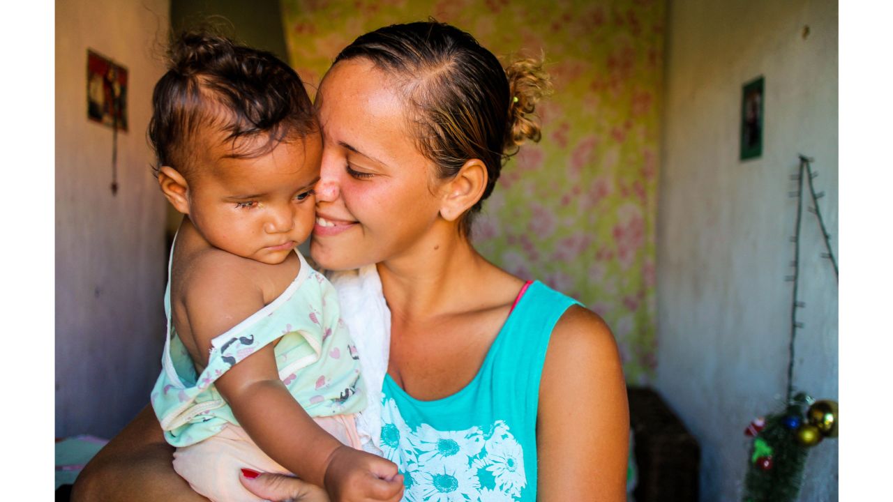 "Special" has a religious meaning for mothers like Rakely, says Diniz, because only "special" mothers can take care of special babies. "You are the one that God knows is strong enough to take care of a baby with a strong dependency."