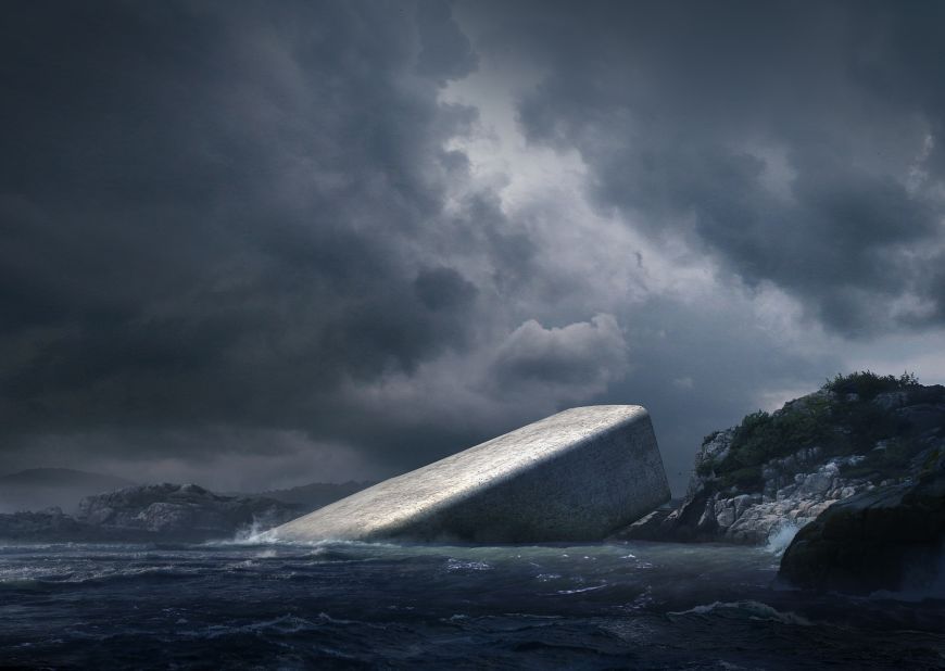 This underwater restaurant will open in 2019 on the Norwegian coastline. It will be the first of its kind in Europe.