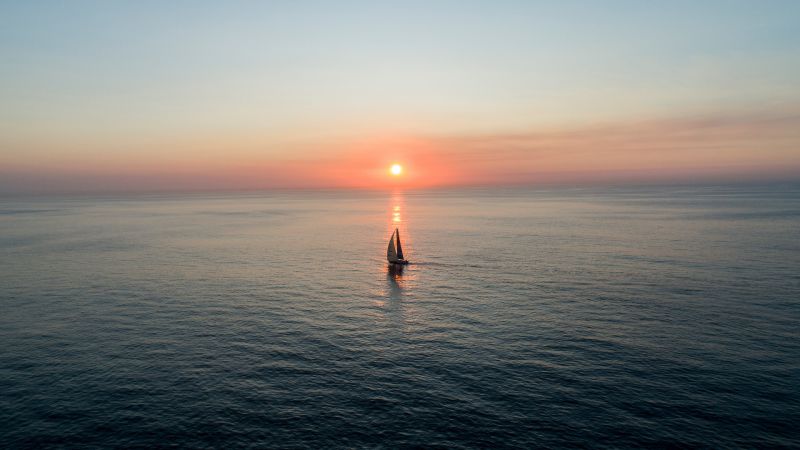 volvo ocean race drone catch