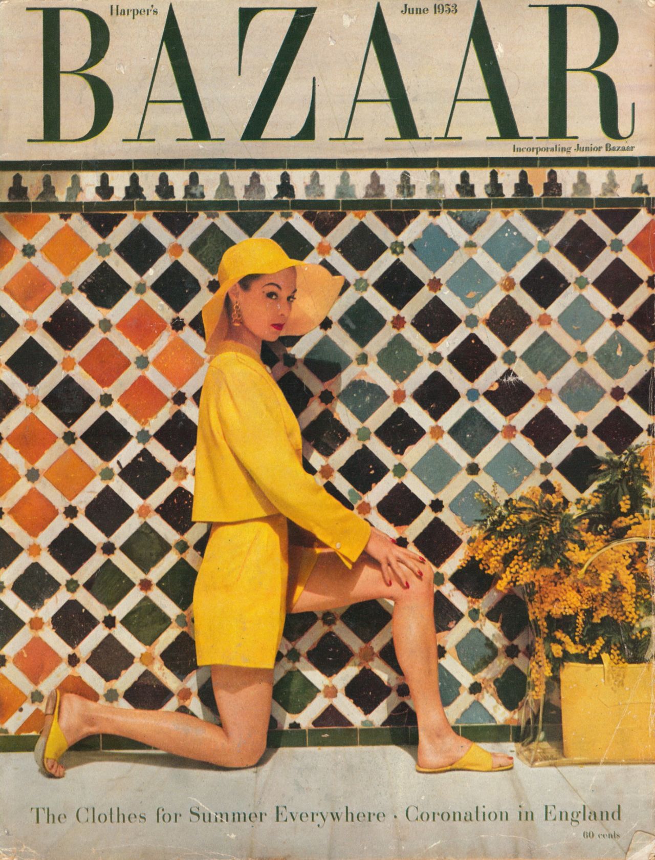 A 1953 Harper's Bazaar cover shot by Louise Dahl-Wolfe.