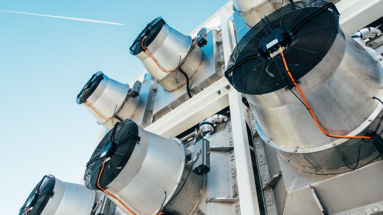 The world's first operating DAC plant. Experts say many more would need to be built to make a serious difference.