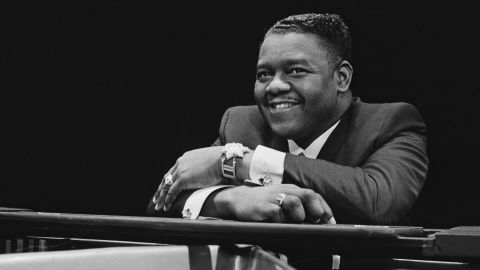 Pianist and singer-songwriter Fats Domino in a photo from 1967.