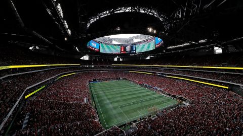 Mercedes-Benz Stadium in Atlanta, GA