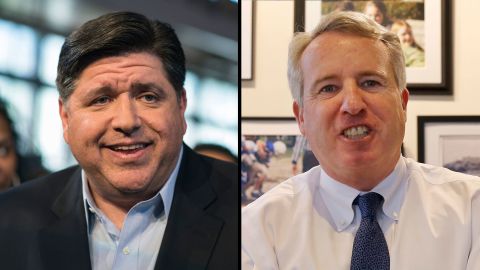 J.B. Pritzker and Chris Kennedy
