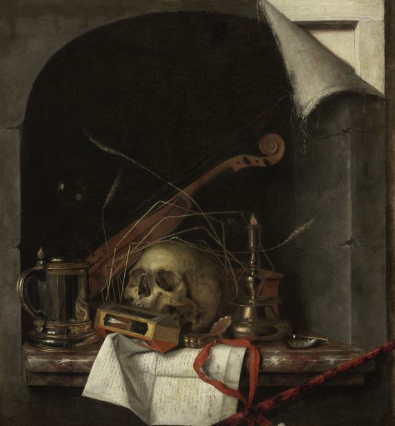 However, the memento mori message lived on in other art forms, like the Dutch vanitas paintings of the 16th and 17th centuries. They included symbols of death (a skull, a snuffed candle) to present the theme in a new way.