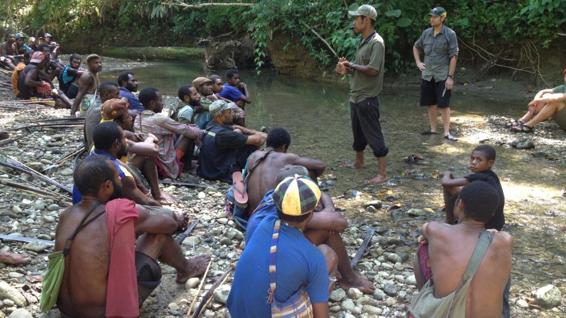 The field team in Aitape, led by  Ethan Cochrane and Mark Golitko