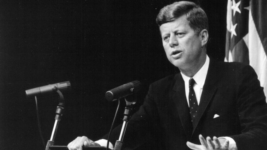 President John F. Kennedy speaks at a press conference September 13, 1962. (Photo by National Archive/Newsmakers)