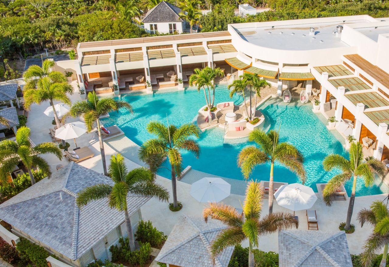 The Shore Club is ideally positioned on the picturesque Long Bay Beach of Providenciales.