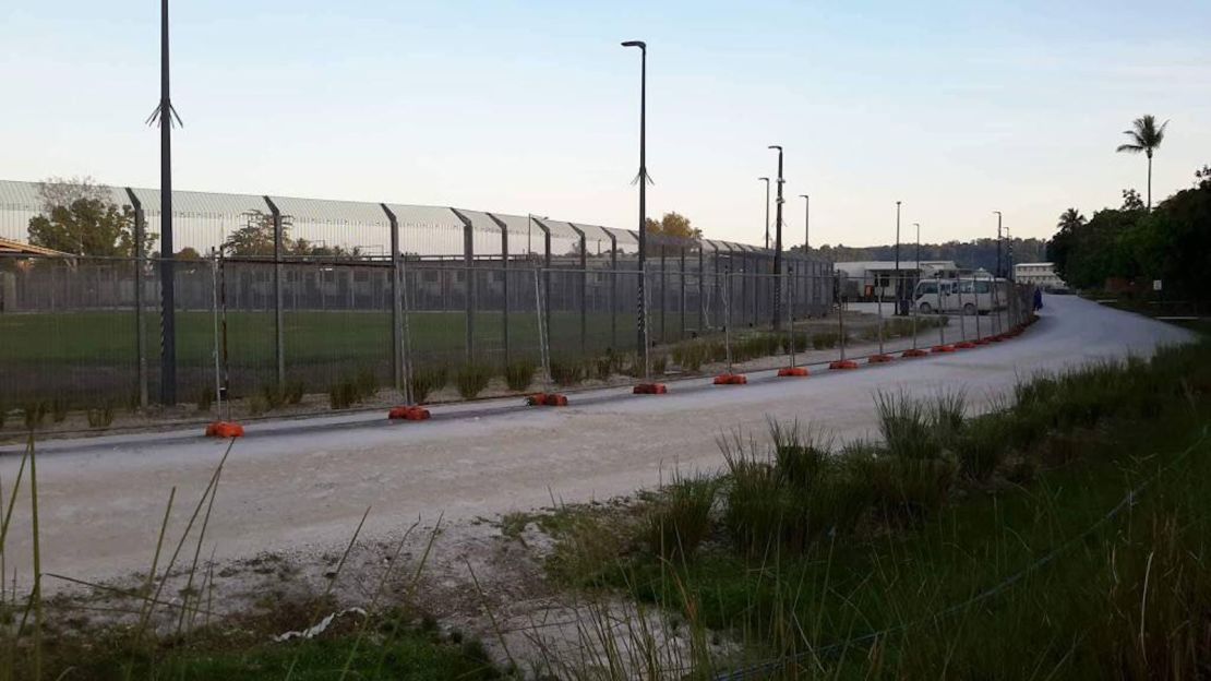 The exterior of Australia's former refugee detention center in Papua New Guinea's Manus Island.