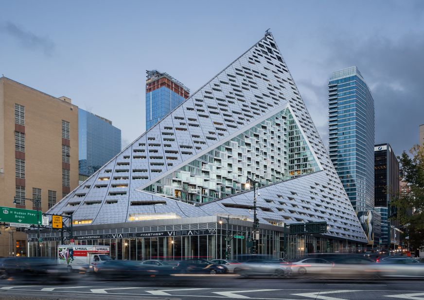 Via 57 West was the first building by Danish architecture firm Bjarke Ingels Group in New York.