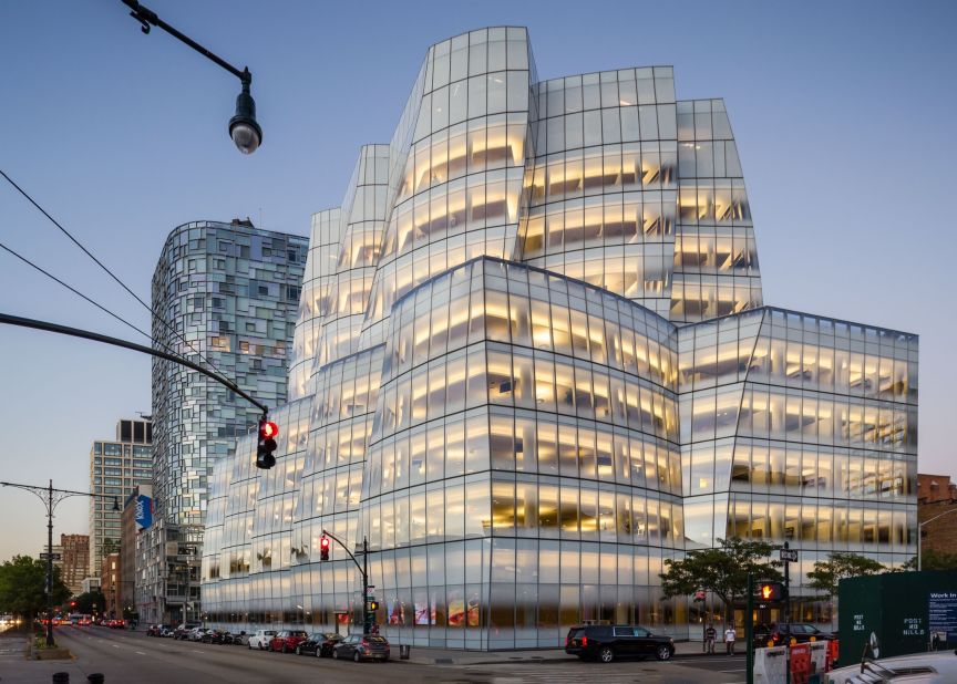 The IAC was the first New York project by world-renowned architect Frank Gehry.