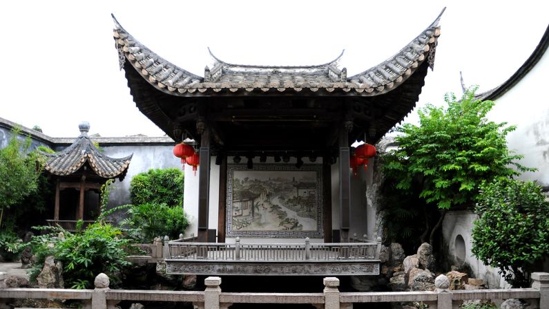 <strong>Home theater: </strong>Shui Sie Xi Tai, or the Water Pavilion Theatre, was built in a mansion garden during the Qing Dynasty. Its suspended opera stage was used to entertain guests. 